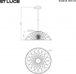Светильник подвесной ST Luce Bound SL6016.403.01 Черный/Черный LED 1*20W (220V, на проводе)