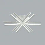 Потолочная люстра Lumion Alberta 8029/60CL белый/белый, металл/акрил с ПДУ LED 60W 3000-6000К 220V (круглые)