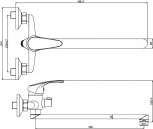 Смеситель Olive'S Avila 02221AV универсальный