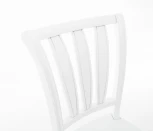 Стул Кабриоль Жесткий, Белый, Аврора