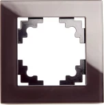 Рамка на 1 пост (коричневый) Stekker Катрин 39535
