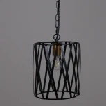 Подвесной светильник ILLUMICO IL1023-1PB-05 BK GD (220V, на цепи)