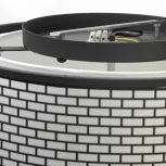 Потолочный светильник круглый Lussole Loft Levittown LSP-9676 (220V, IP21)