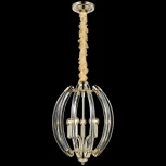 Подвесной светильник Wertmark Prando WE149.05.303 (220V, хрусталь, на цепи, свеча, круглые)