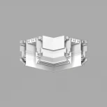 Угловой элемент 90° Smart One TR2026-WH трека алюминий, белый