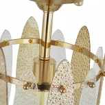 Потолочная люстра хрустальная на штанге Arte Milano Sorrento-4309 374309/1/80/190 GD (220V)