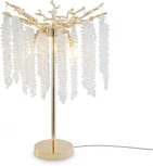 Настольная лампа Freya Mineral FR1010TL-03G (220V, хрусталь, подвески, листья, ветки)