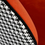 Стул Paola оранжевый с жаккардом Bradex Home RF 0260