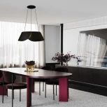 Подвесной светильник светодиодный Loft It Lane 10370P Black (220V, на тросе)