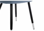 Стул Woodville на металлокаркасе Gabi blue / black 15112
