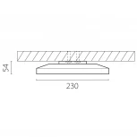 Светильник светодиодный настенно-потолочный Lightstar Arco Eco 225720