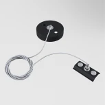 Подвес тросовый 1шт Unity черный (однофазный) Maytoni Technical TRA001CW-11B