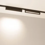 светильник магнитный MAG-VIBE-LASER-TURN-L209-12W Day4000-MIX (BK, 24 deg, 48V, TUYA Zigbee) (Arlight, IP20 Металл) 044177 (управление смартфоном, умный дом - Tuya Smart, Smart Life)