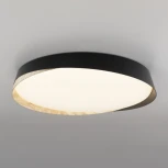 Потолочный светильник RGB круглый Citilux Bonny CL754451G Черный+Клен LED с пультом (220V, круглые)