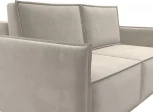Диван прямой Либерти мини (Бежевый/Микровельвет) Лига Диванов арт.121900