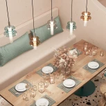 Подвесной светильник Maytoni Sound Wave MOD255PL-01B3 (220V, на проводе)