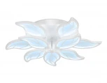 Потолочная люстра Ambrella Acrylica FA460 (регулировка яркости, LED, 220V, пульт управления, управление смартфоном, умный дом - PC.Lamper, цветы, листья)