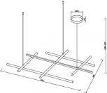 Подвесной светильник Maytoni Radiance MOD278PL-L86G3K (LED, 220V, на тросе)