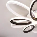 Потолочная люстра Eurosvet Blade 90137/10 белый/чёрный