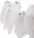 Подвесная люстра Arte Milano AM-4653 4653.D550.H240.E14.6 Ni (220V, на тросе, перо)