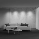 Трековый светильник ременной Downlight Maytoni Points Parity TR128B-12W3K-M-W 3000K 12Вт белый (48V)