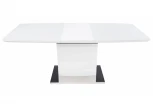 Обеденный стол из дерева Woodville раскладной Arika 120 белый 11310