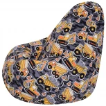 Кресло мешок Dreambag Груша Стройка (L, Классический) 5031911