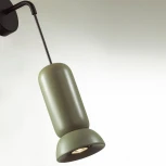 Бра Odeon Light Kerama 5054/1WB PENDANT черный/зеленый/металл/керамика GU10 LED 4W (220V, круглые)