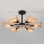 Потолочная люстра Eurosvet Klark 70056/6 черный (220V)