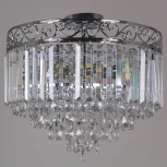 Потолочная люстра хрустальная на штанге Reluce 90183-0.3-10 CR (220V)