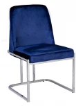 Обеденный стул Garda Decor GY-DC8365-B (Хром/Синий)