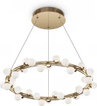 Подвесной светильник Maytoni Tessara MOD081PL-L50G3K (LED, 220V, на тросе, шарики, кольцо)