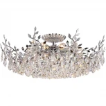 Потолочная люстра Stilfort Sofia 1031/09/08C (220V, хрусталь, листья)