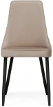 Стул Notta на металлокаркасе Лана бежевый / черный 553579