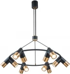 Подвесной светильник 11036/12P Black Indigo Doppio V000455 (220V, на проводе)