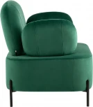 Кресло Stool Group Кэнди с подлокотниками велюр зелёный УТ000035881