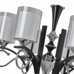 Подвесная люстра Arte Milano Florentia-9167 309167/6 Bk/Ni (220V, на цепи)