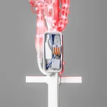 Светодиодная Макушка «Роза Ветров » 75 см, красная, 220В Laitcom LC-13223