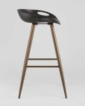 Стул барный Stool Group Флэш черный, бронзовые ножки УТ000001016