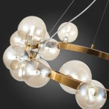 Подвесная люстра ST Luce Necton SL1165.303.15 (220V, на тросе, шарики, молекулы)