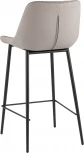 Стул барный Arch экокожа серый Stool Group арт.УТ000039351