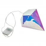 Светильник декоративный «Брильянт», на батарейках 3AA (не в/к). 100 светодиодов, цвет корпуса радужный Uniel ULD-R507 3АА DIAMOND