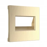 Накладка для двойной розетки Еthernet RJ-45 (шампань рифленый) Werkel W1191110 (a051415)