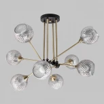 Потолочная люстра на штанге Imex MD.5299-8-S-AB+BK