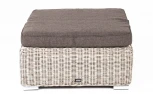 "Лунго" плетеная оттоманка с подушкой, цвет бежевый 4SIS арт.УТ-00001785