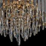 Потолочная люстра каскадная хрустальная Citilux Leonna CL320162