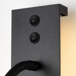 Настенный светильник LED с USB со спотом на гибкой ножке для чтения с выключателем Citilux Декарт CL704471 (220V)