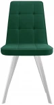 Стул 207 В10 GREEN, ножки белые Dikline 00-00062513
