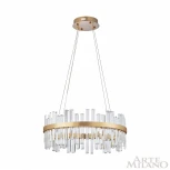 Подвесная люстра Arte Milano Venezia 312033/D600 BS (регулировка яркости, LED, 220V, хрусталь, пульт управления, на тросе, круглые)