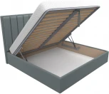 Кровать интерьерная Афродита 200 (Серый/Рогожка) Лига Диванов арт.123060